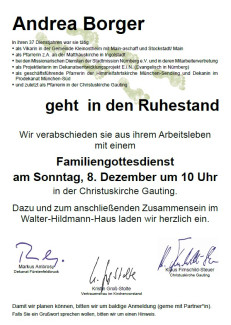 Abschied Borger