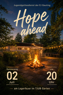 Plakat Hope ahead