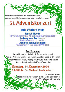 Buchendorfer Adventskonzert 2024