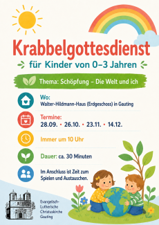 Plakat Krabbelgottesdienst
