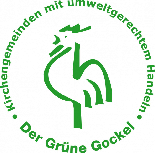 Grüner Gockel Logo